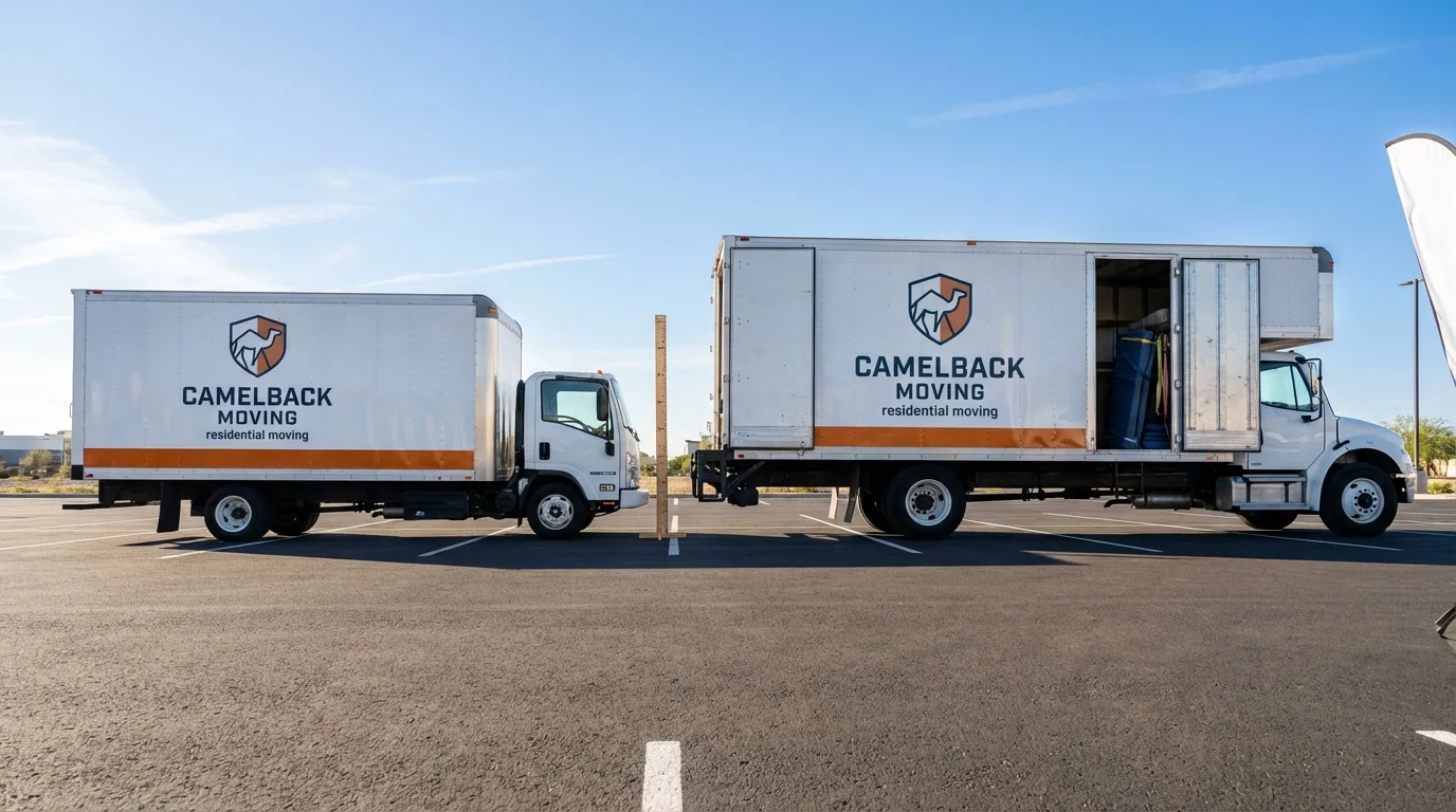 Moving truck size capacity guide in Kittitas